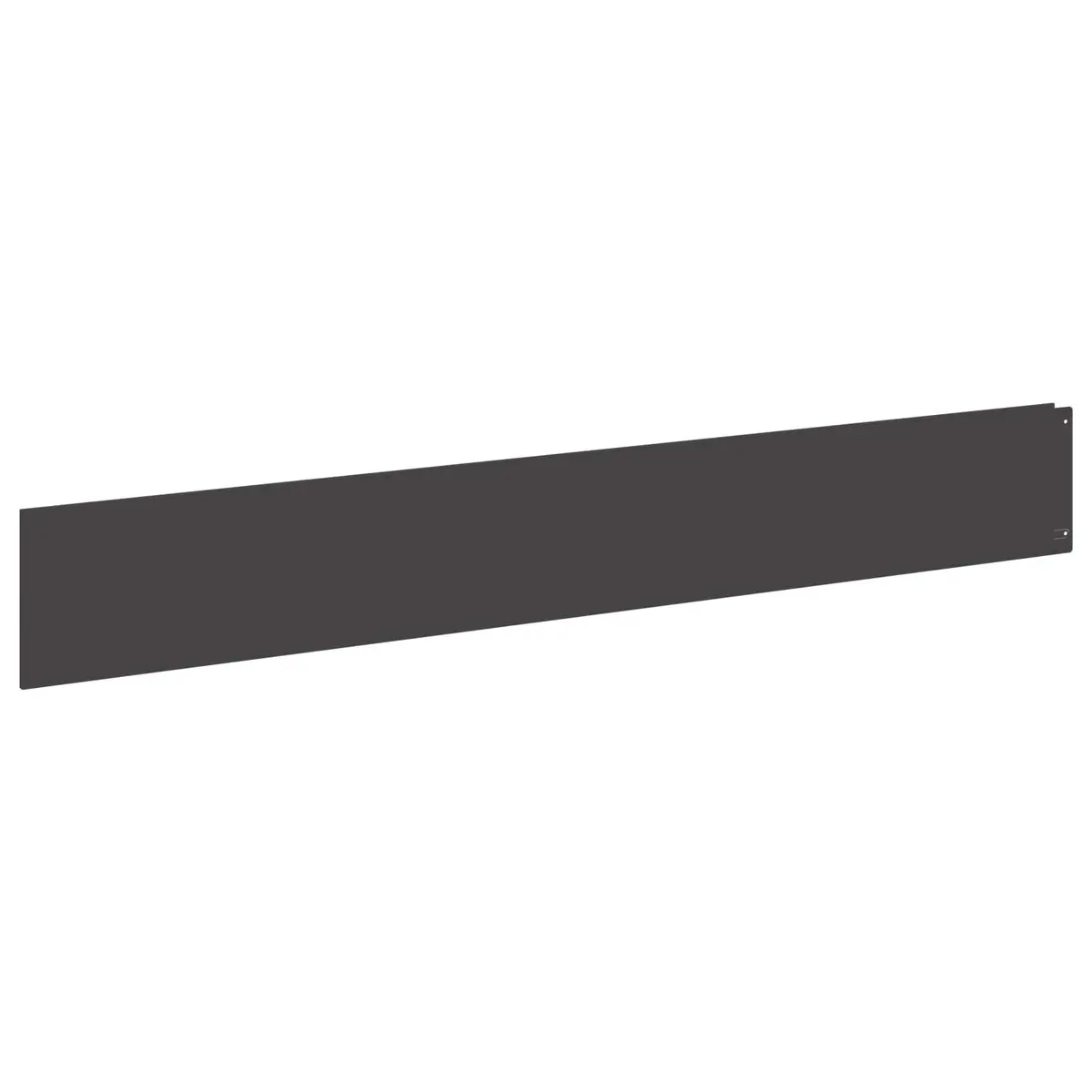 Steel Lawn Edging 100x15cm Top Fold 20 Piece Black