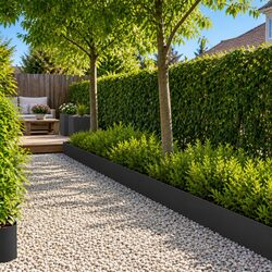 Practical Steel Lawn Edging - 20 Pieces for Easy Installation
