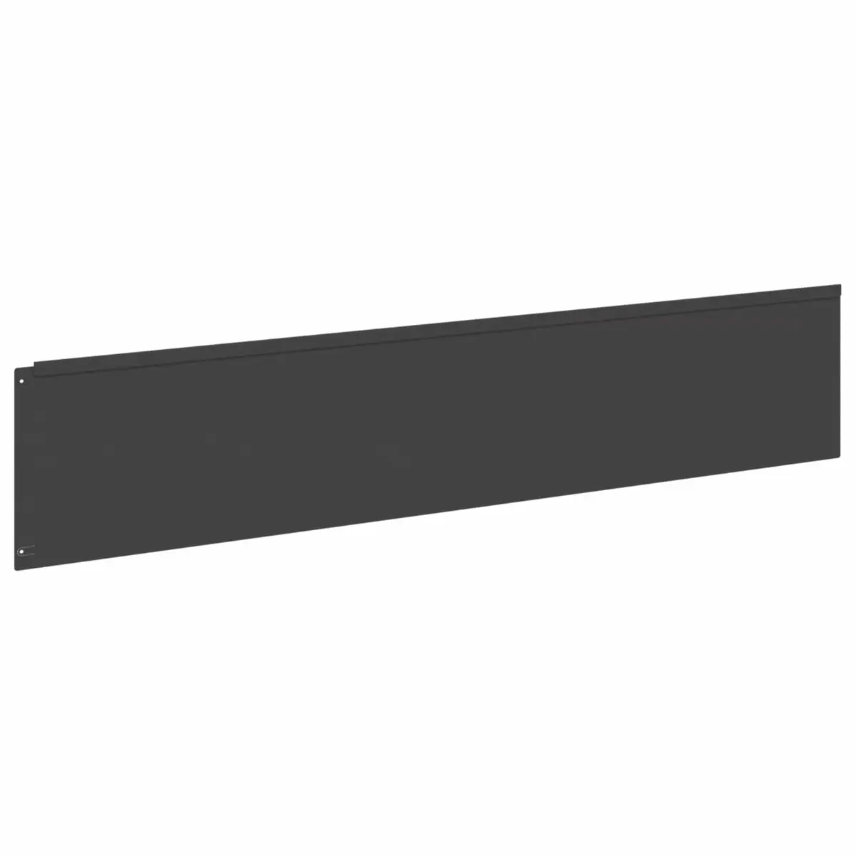 Garden Lawn Edging 10 pcs Steel Black Border Landscape Barrier Modern Design