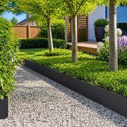 Practical Steel Edging for Gardens - 20 Pieces Included