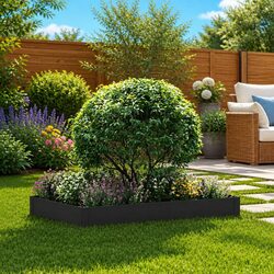 Versatile Garden Lawn Edging Border for Pathways and Beds 100x60x20cm