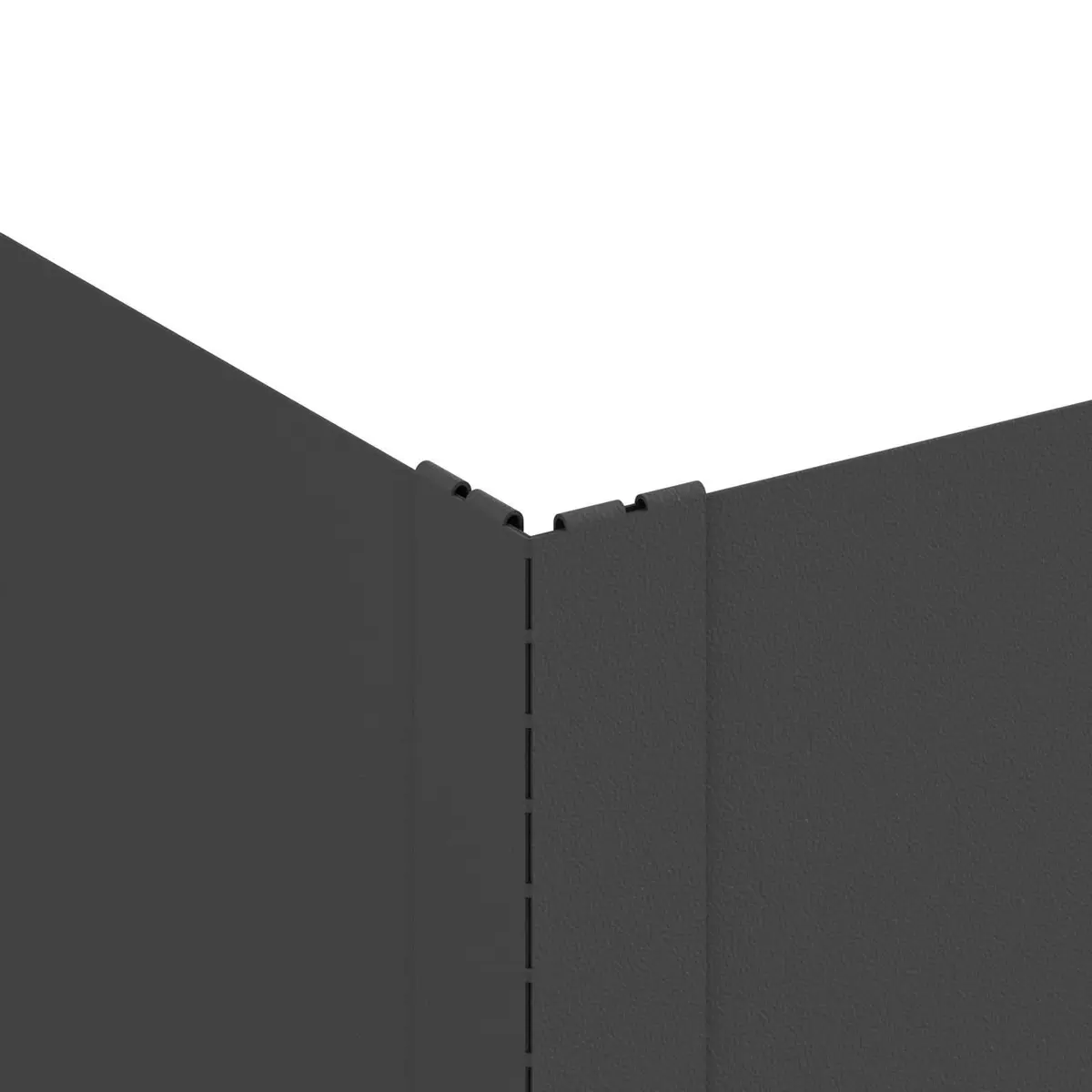 Steel Garden Lawn Edging Border 100x60x20cm Landscape Pathway Bed Divider Black
