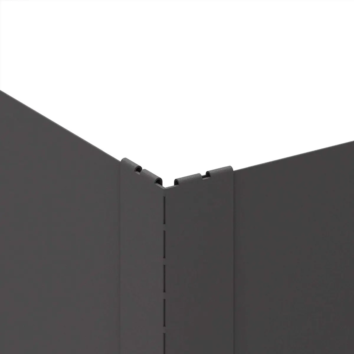 Steel Landscape Edging Border Black 100cm x 100cm x 20cm Durable Strip for Garden Pathways and Bed Marking