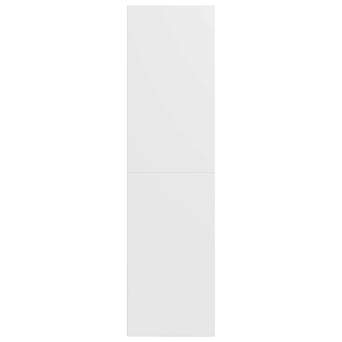 Bookcase Storage Unit Engineered Wood 36x30x143cm White TV Cabinet