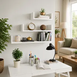 3 Piece Wall Shelf Set for Home Organization