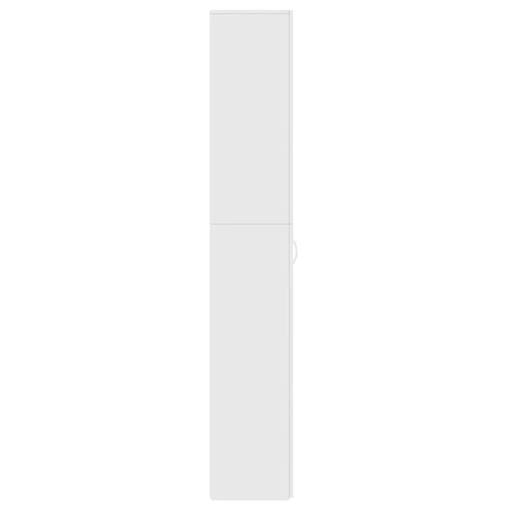 White Filing Cabinet with 5 Shelves for Office Needs
