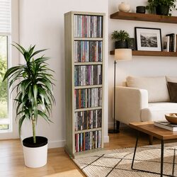 Versatile CD Cabinet for Various Spaces 21x20x88cm