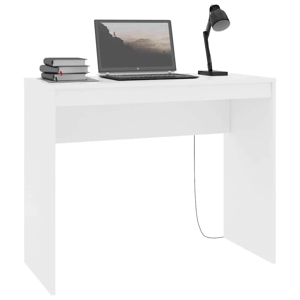 White Desk 90x40x72cm for Home Use