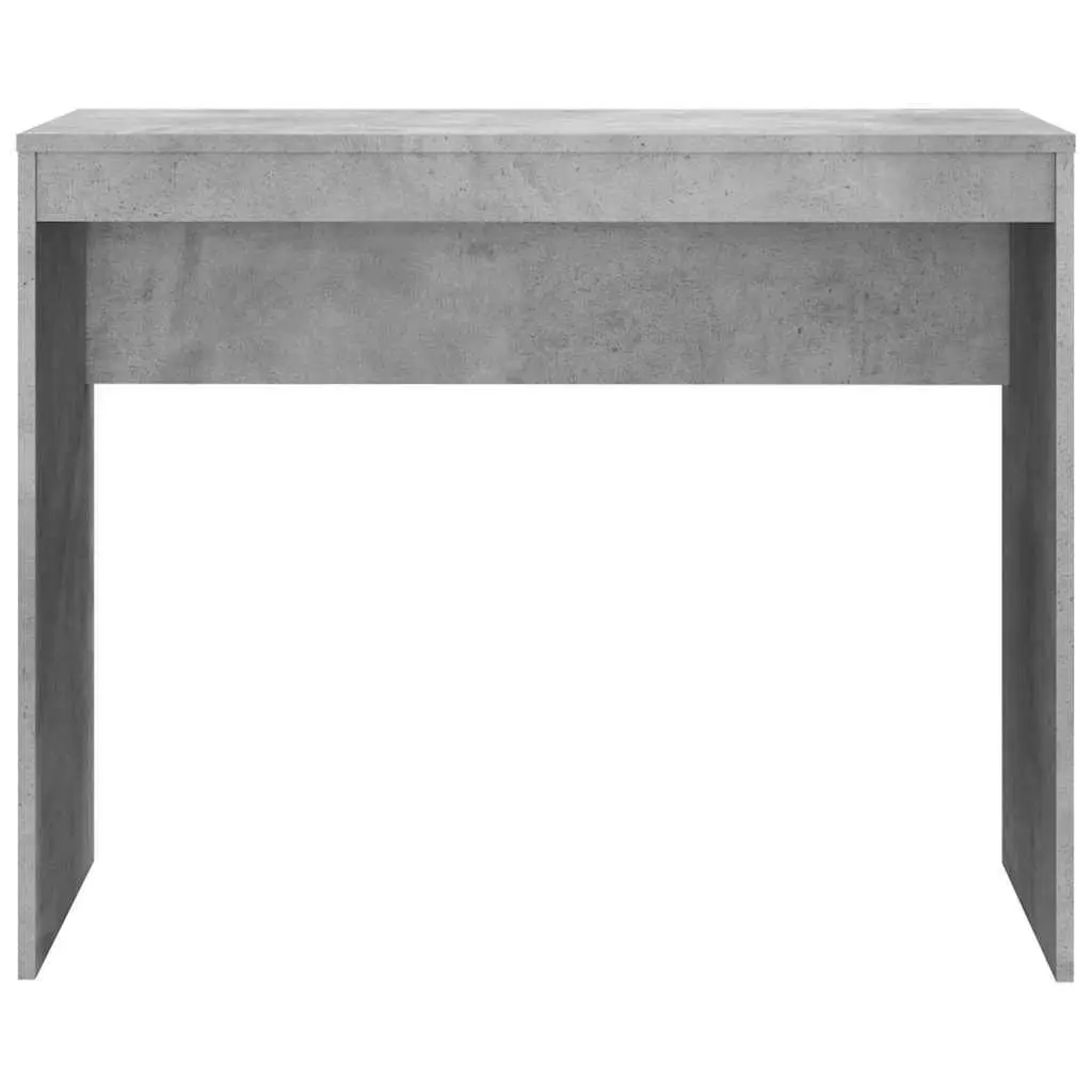 Study Table Grey Engineered Wood 90x40x72 cm Modern Office Desk