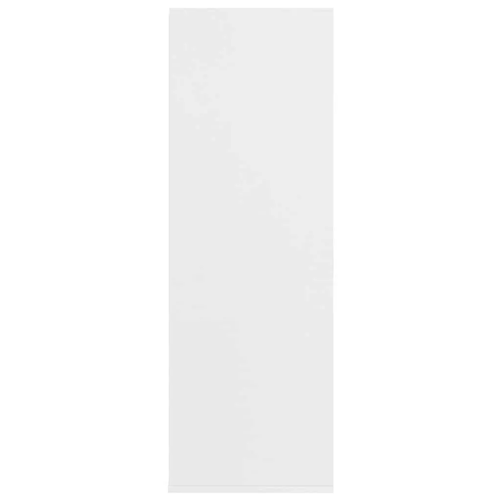 Shoe Rack Engineered Wood 12 Compartment White Storage Unit