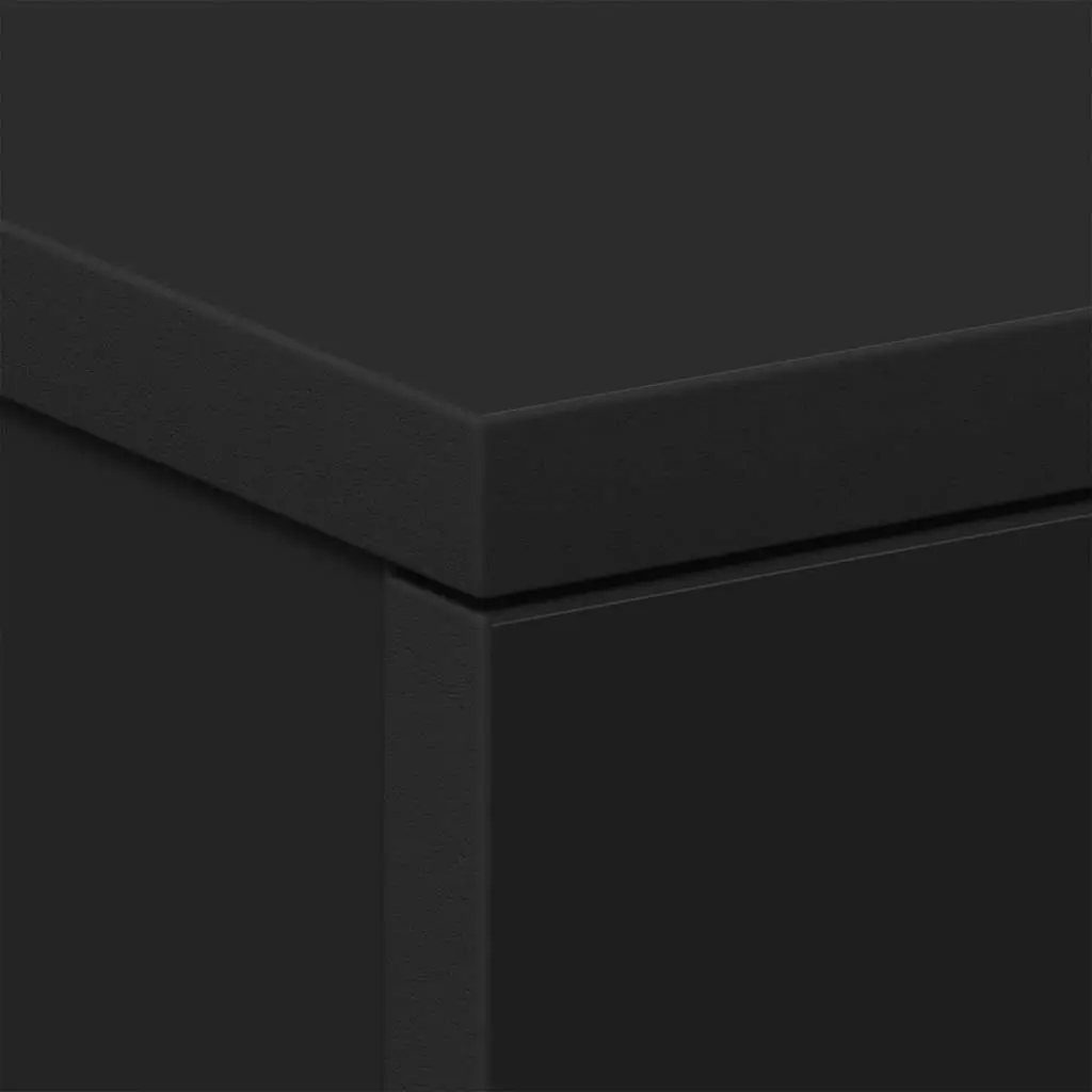 Bedside Cabinets Engineered Wood 38 x 35 x 56 cm Black 2 pcs