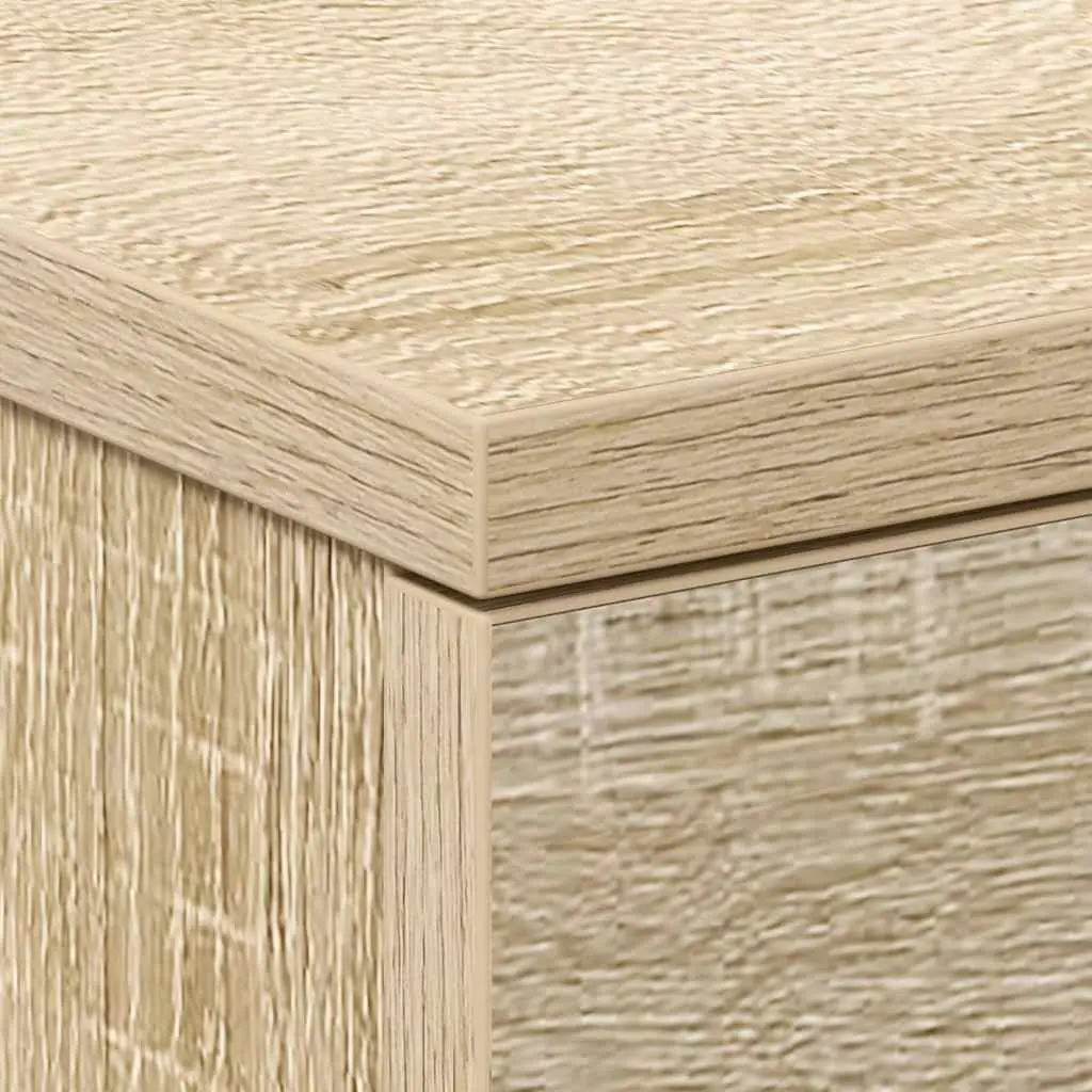 Bedside Tables Engineered Wood 38W x 35D x 56H cm Brown 2 pcs
