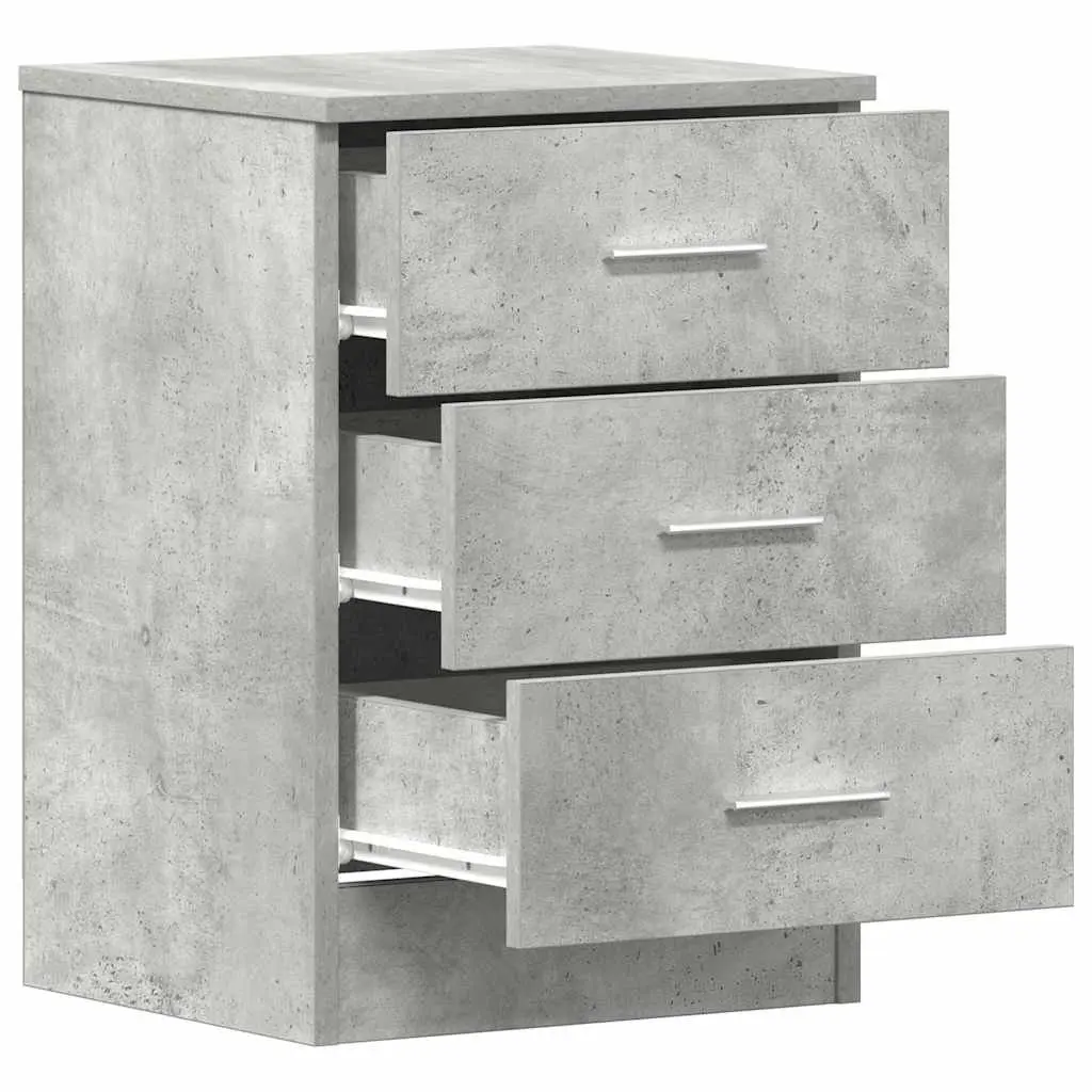 Grey Nightstand for Real Home Use