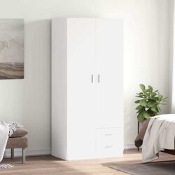 Functional White Wardrobe for Every Home 80x52x180 cm