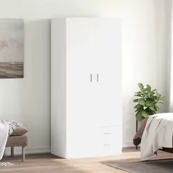 Functional White Wardrobe for Every Home 80x52x180 cm