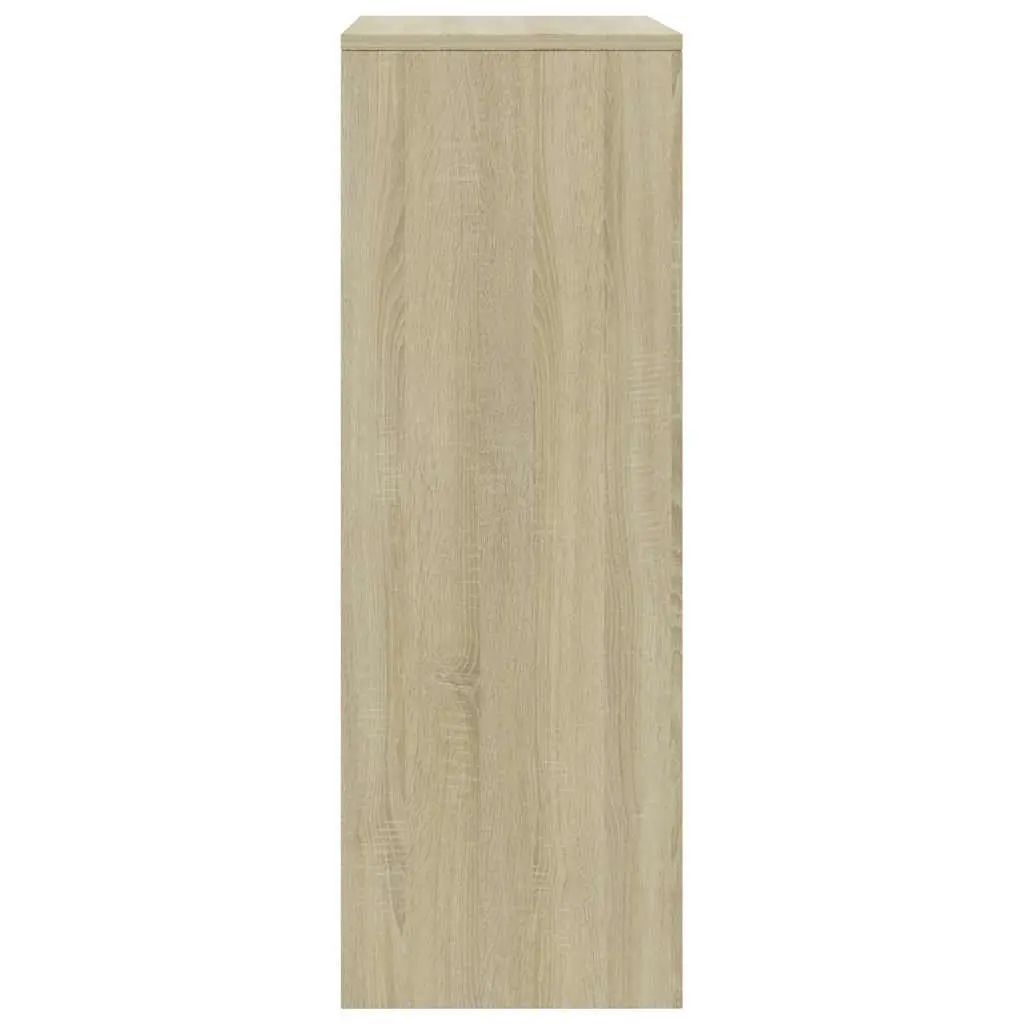 Brown Storage Cabinet Sideboard with 6 Drawers Engineered Wood 50x34x96cm for Living Room Bedroom Furniture