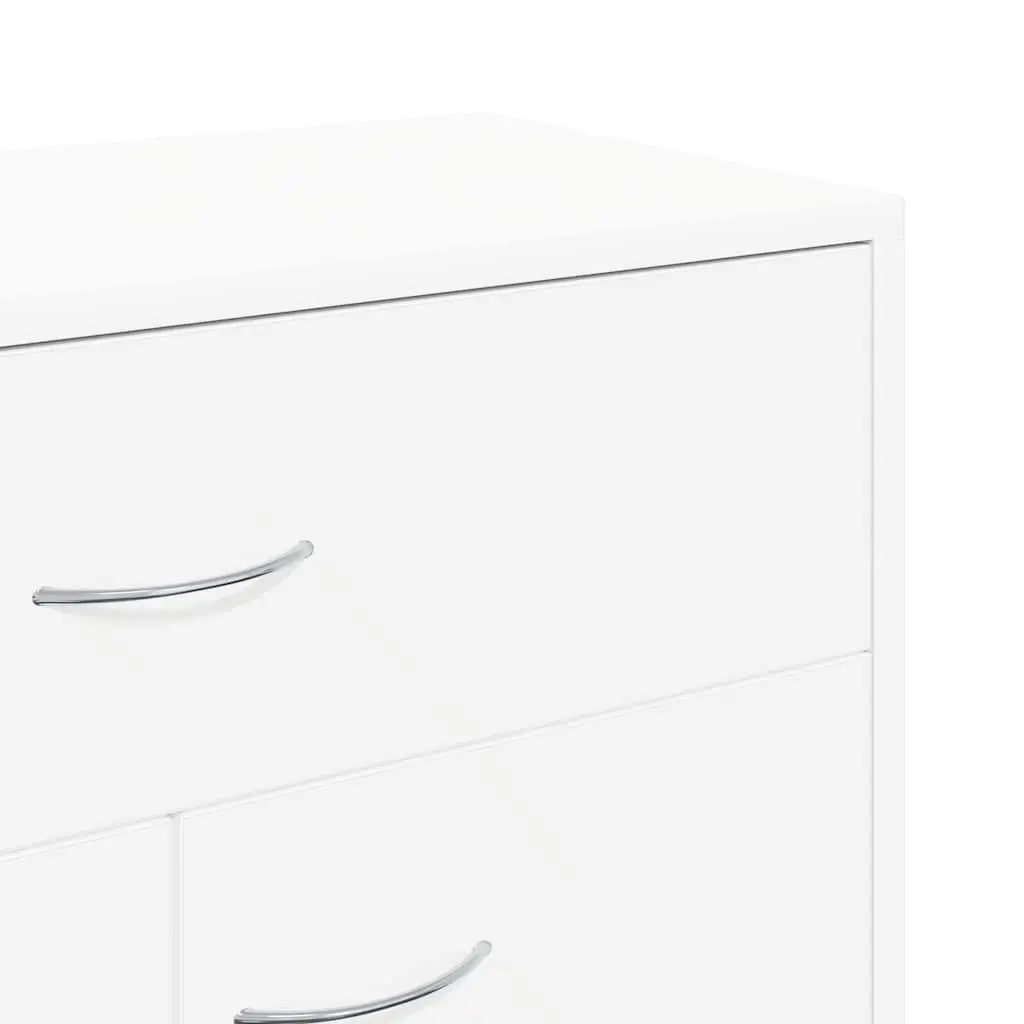 Sideboard White Storage Cabinet 2 Doors Drawer Living Room Furniture Display