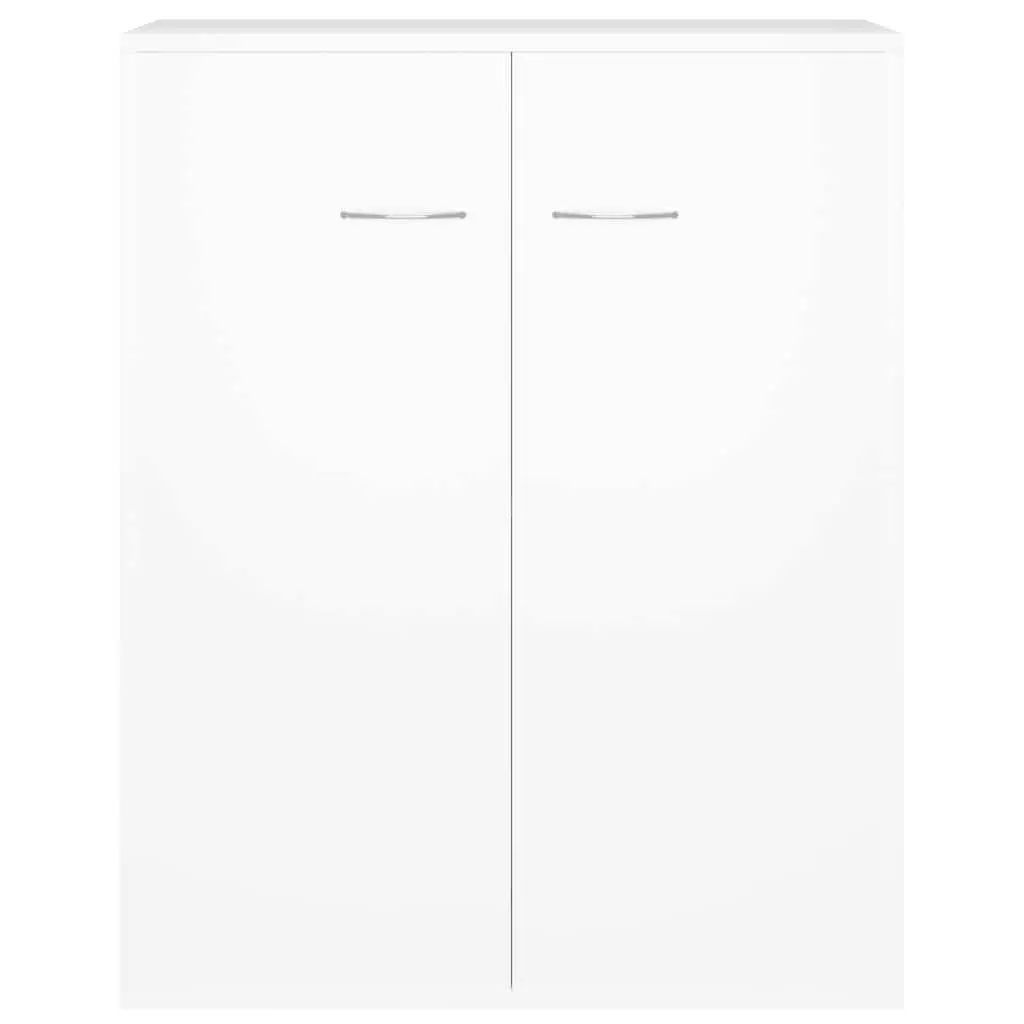 Sideboard Engineered Wood 60x30x75 cm White Buffet Cabinet Storage Unit Low Board Side Cabinet