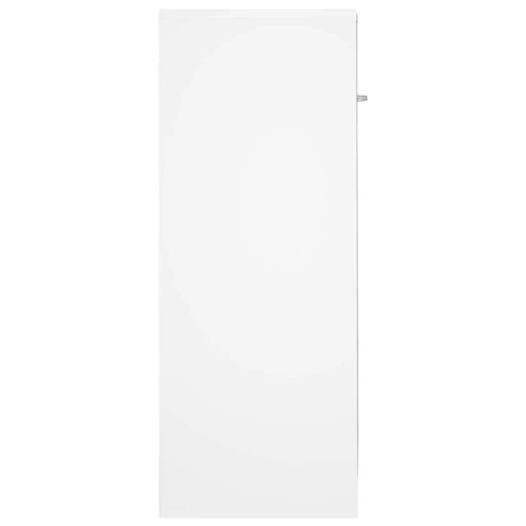 Sideboard Engineered Wood 60x30x75 cm White Buffet Cabinet Storage Unit Low Board Side Cabinet