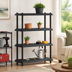 Versatile 4-Tier Shelving Solution for Every Room