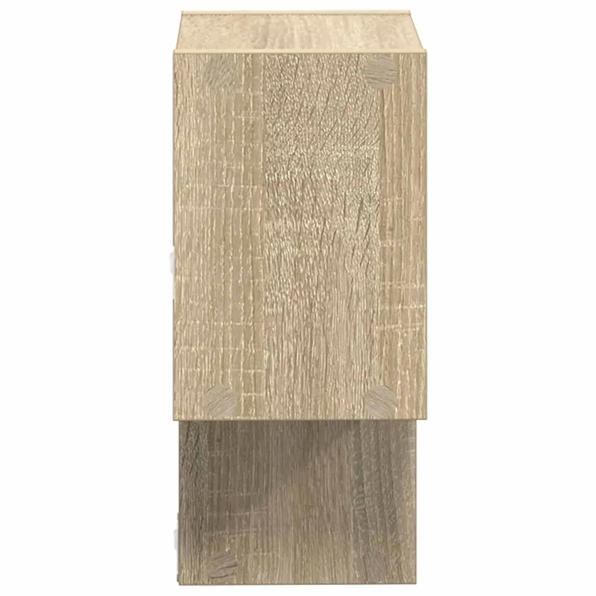 Wall Shelf Engineered Wood 55 x 15 x 35 cm Brown Modern Living Room Bedroom Décor
