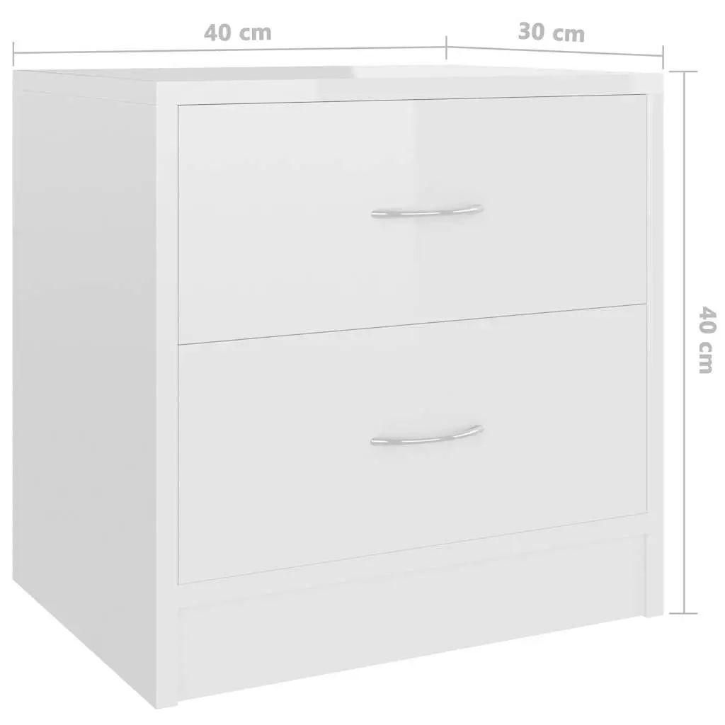 Bedside Cabinet with Ample Storage
