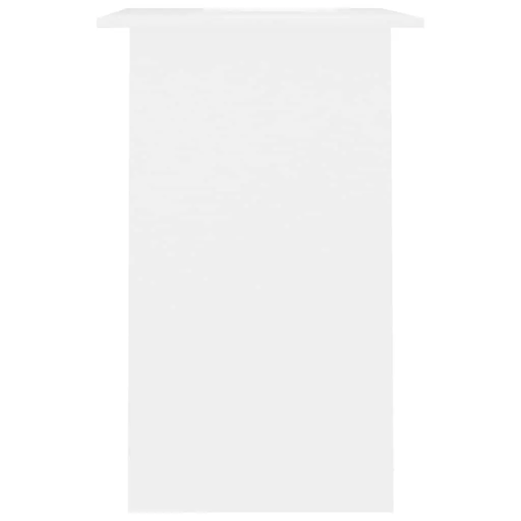 White Desk 90cm Compact Computer Office Workstation Storage Shelf Study Room