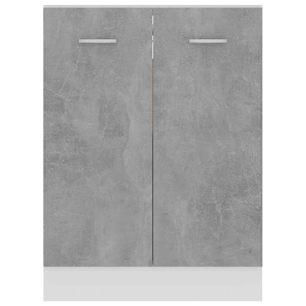 Grey Bottom Cabinet for Kitchen Organization