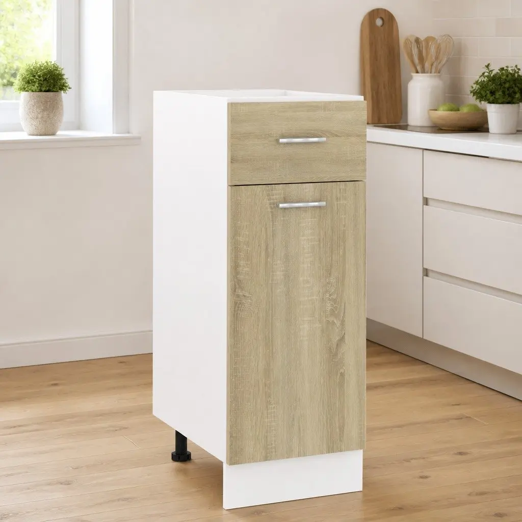 Drawer Bottom Cabinet Engineered Wood 30W x 46D x 81.5H cm Brown