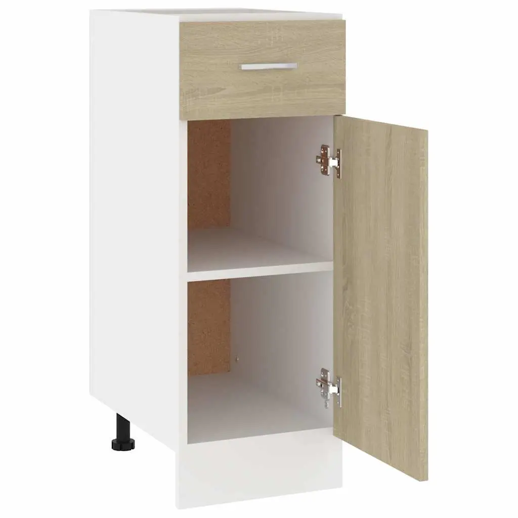 Drawer Bottom Cabinet Engineered Wood 30W x 46D x 81.5H cm Brown