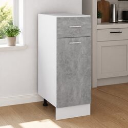 Functional Grey Cabinet for Organised Kitchen Spaces