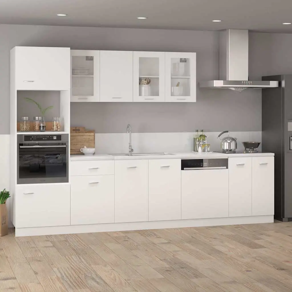 White Kitchen Sideboard for Organised Living 40x46x81.5cm