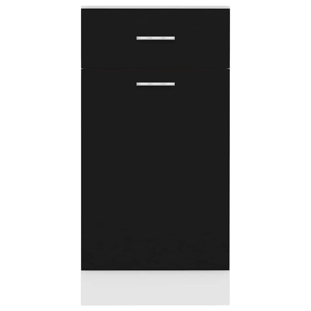 Black Storage Cupboard for Kitchen Needs