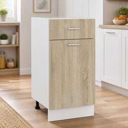 Versatile Brown Cabinet for Kitchen Storage Needs
