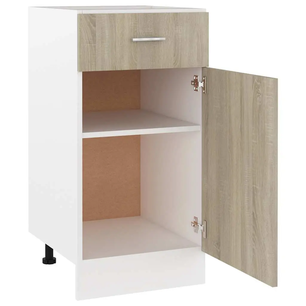 Drawer Bottom Cabinet Engineered Wood 40x46x81.5cm Brown