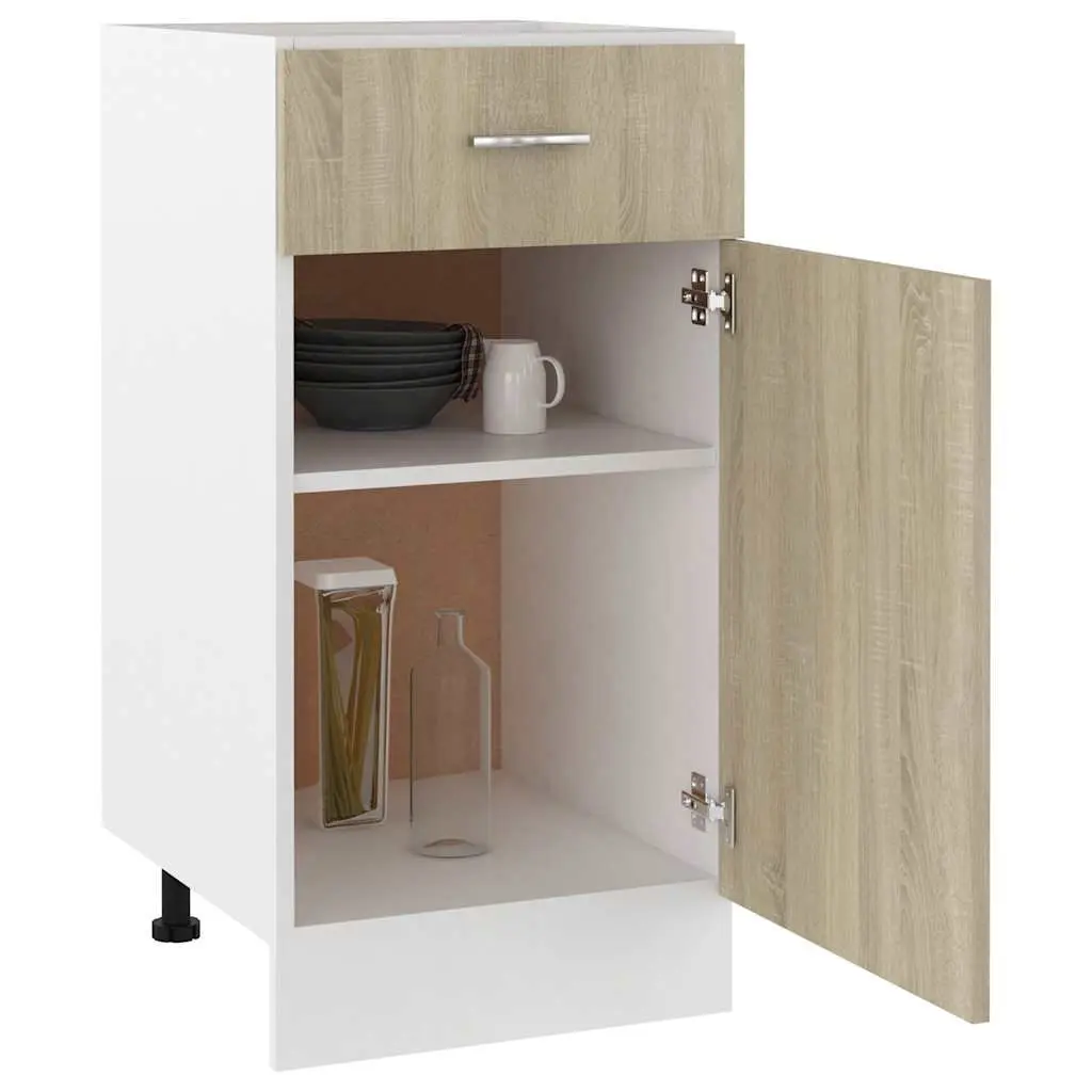 Drawer Bottom Cabinet Engineered Wood 40x46x81.5cm Brown
