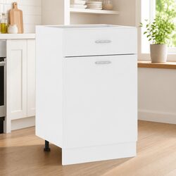 Functional White Kitchen Storage Cabinet for Everyday Use