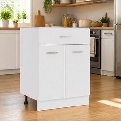 Practical White Kitchen Cabinet for Everyday Use