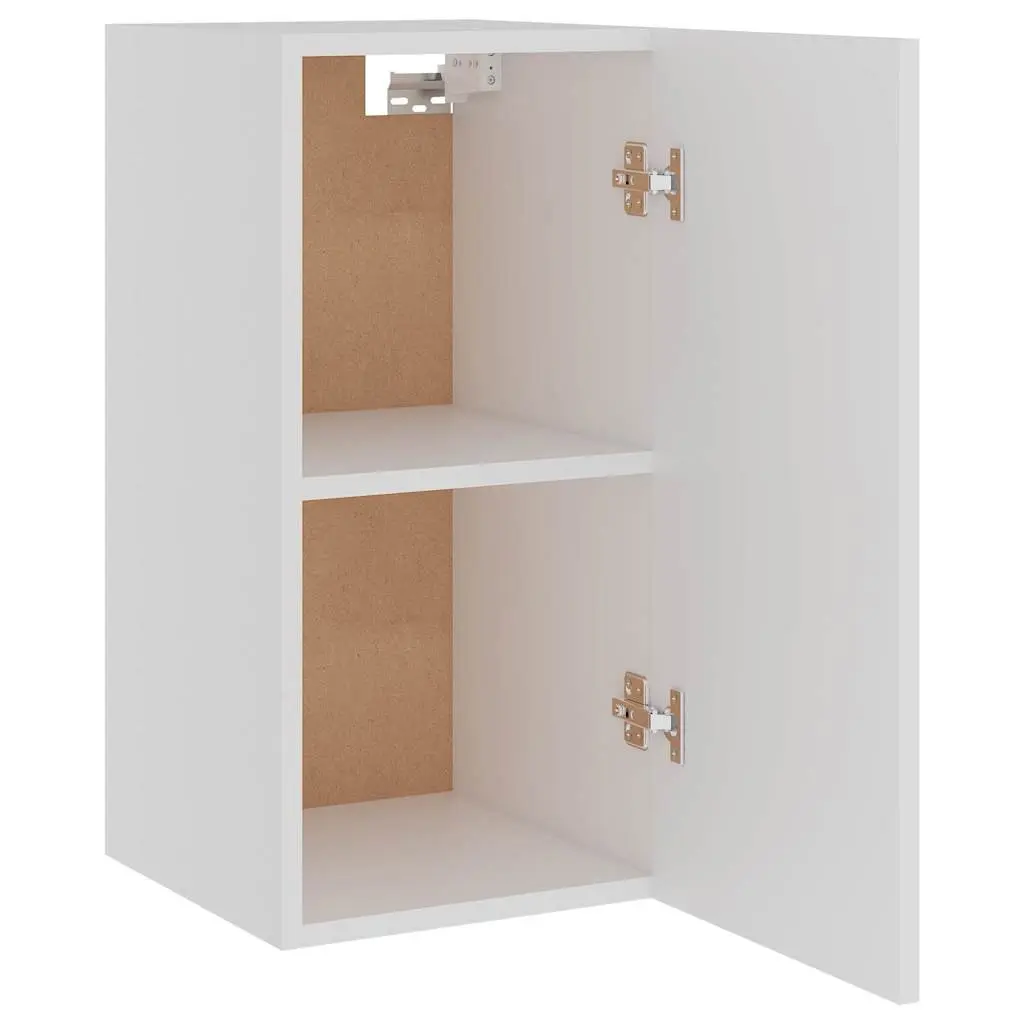 Wall-Mounted Cabinet Engineered Wood 29.5x31x60cm White Efficiently Organises Kitchen Space