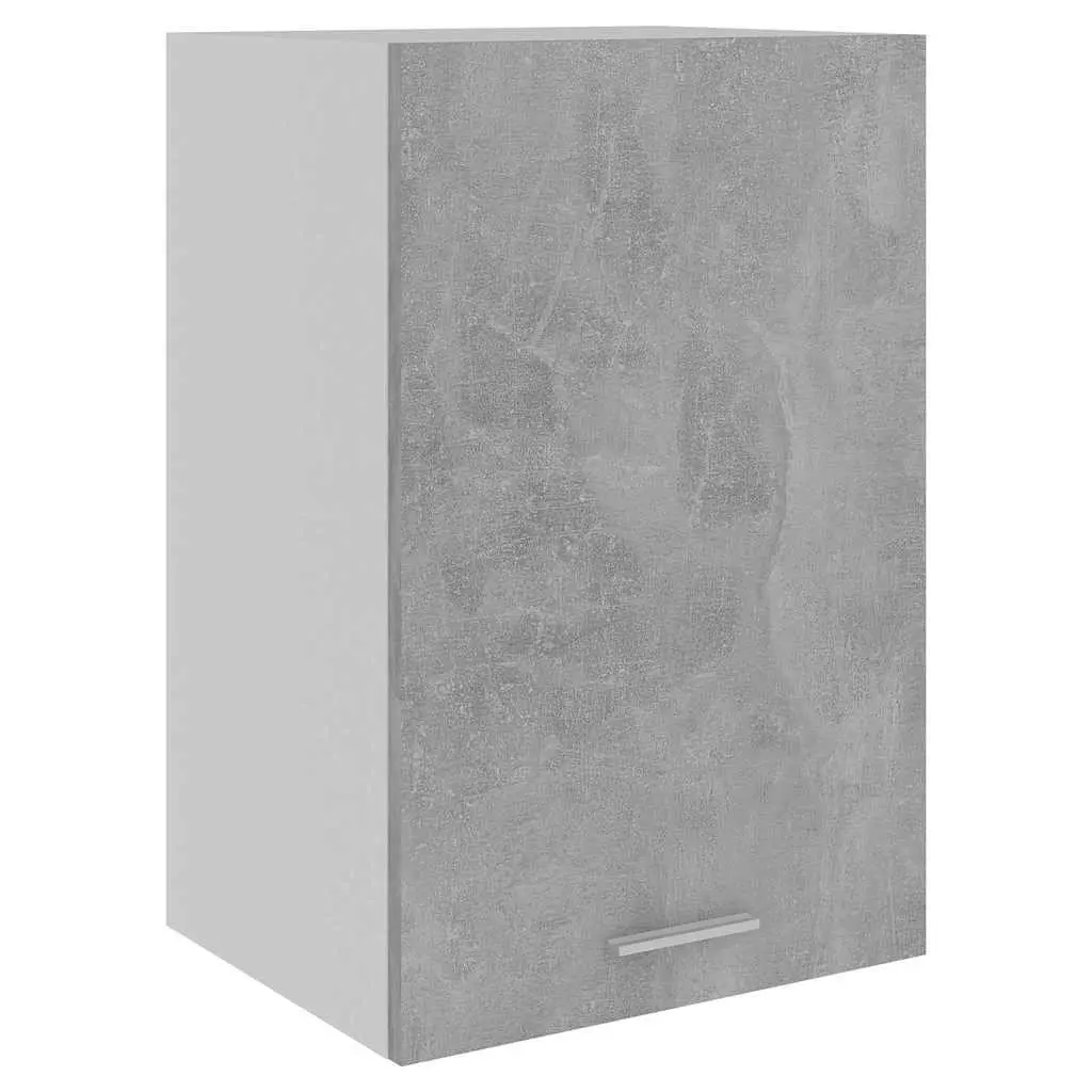 Grey Kitchen Hanging Cabinet with Two Shelves
