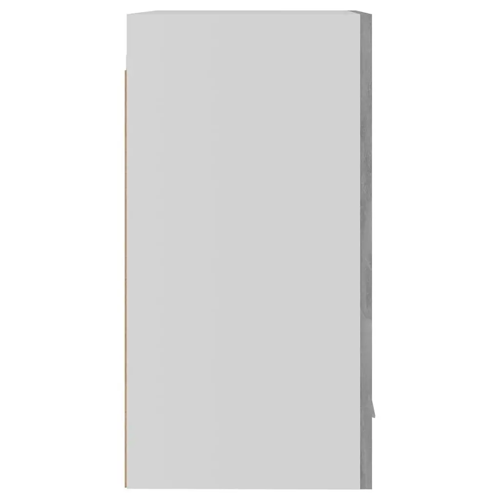 Grey Kitchen Hanging Cabinet with Two Shelves