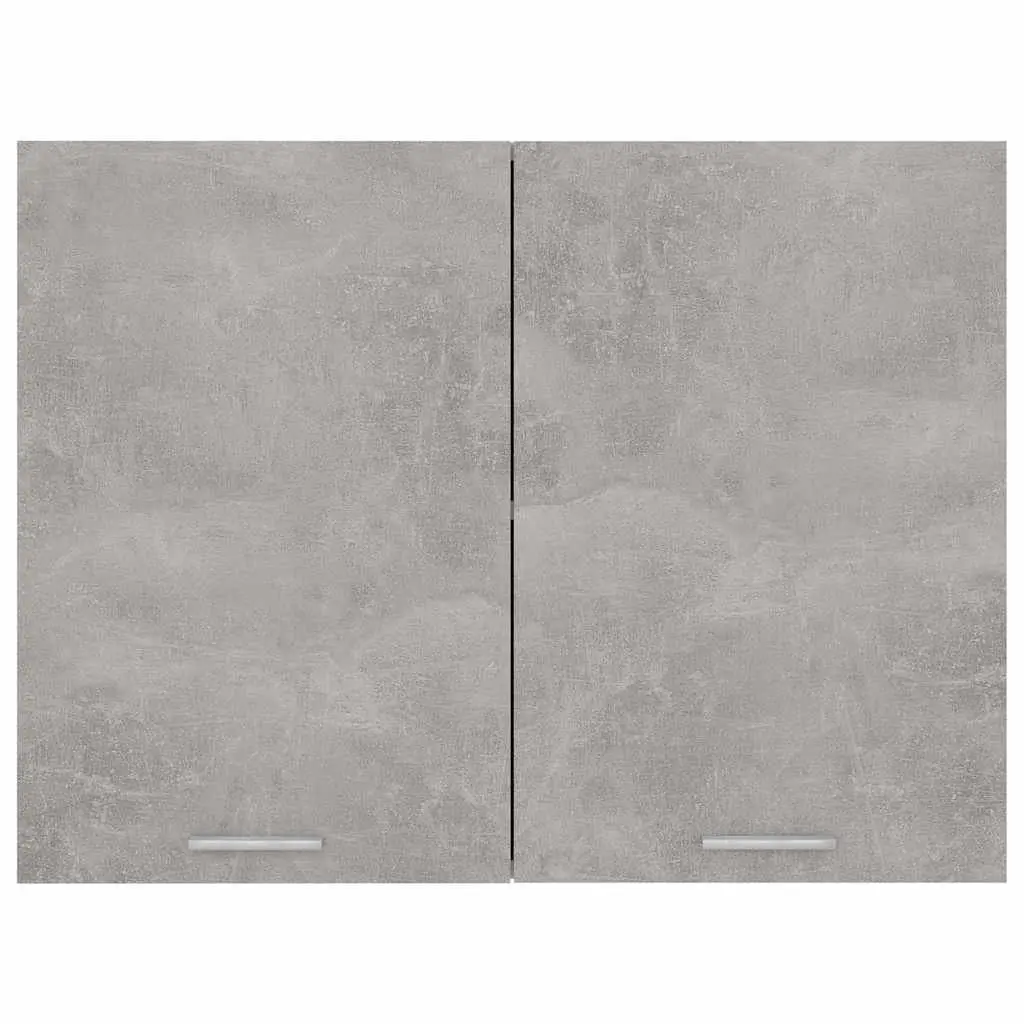 Hanging Cabinet Engineered Wood Grey 80W x 31D x 60H cm