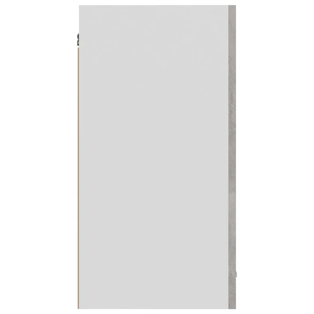 Hanging Cabinet Engineered Wood Grey 80W x 31D x 60H cm