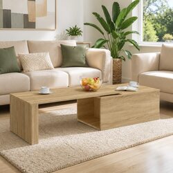 Practical Brown Coffee Table for Everyday Use