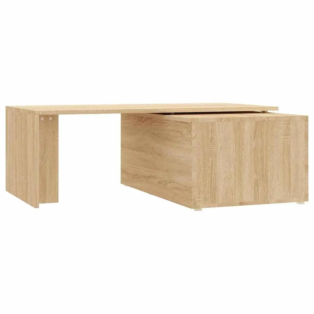Coffee Table Brown Engineered Wood Side Table Living Room Furniture 150x50x35cm