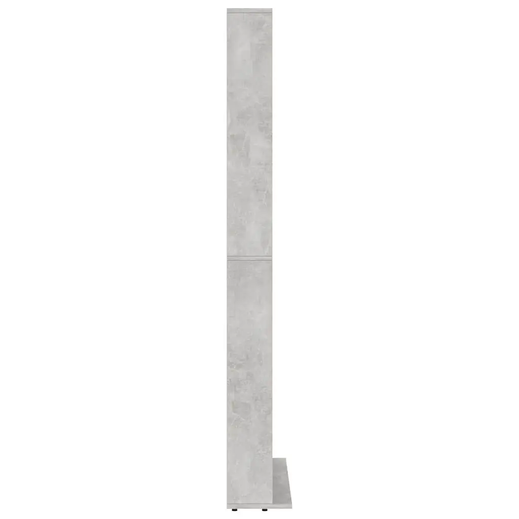 CD Cabinet Engineered Wood 102cm x 16cm x 177.5cm Grey 30 Compartments