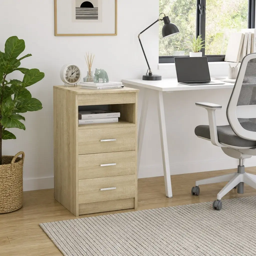 Drawer Cabinet Engineered Wood 40 x 50 x 76 cm Brown