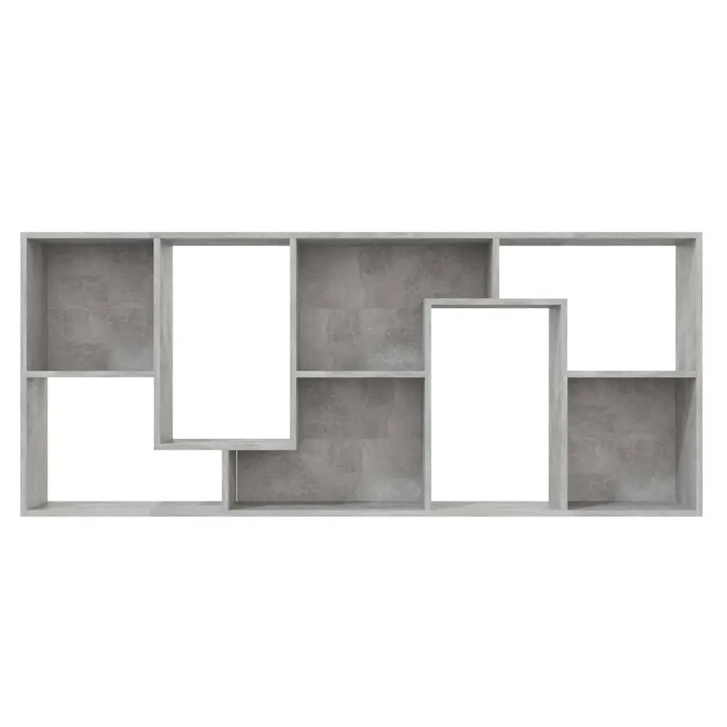 Grey Engineered Wood Book Cabinet for Home Use