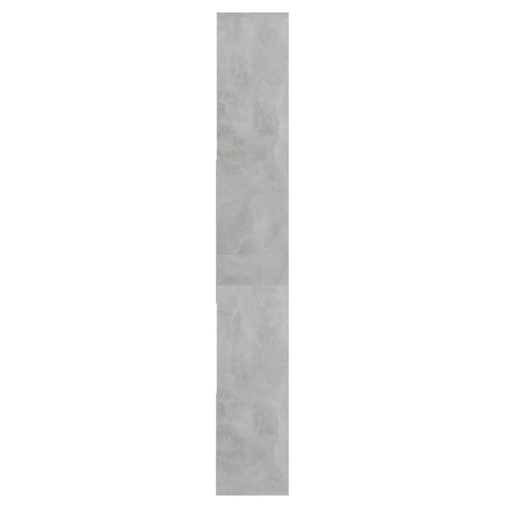 Grey Engineered Wood Book Cabinet for Home Use