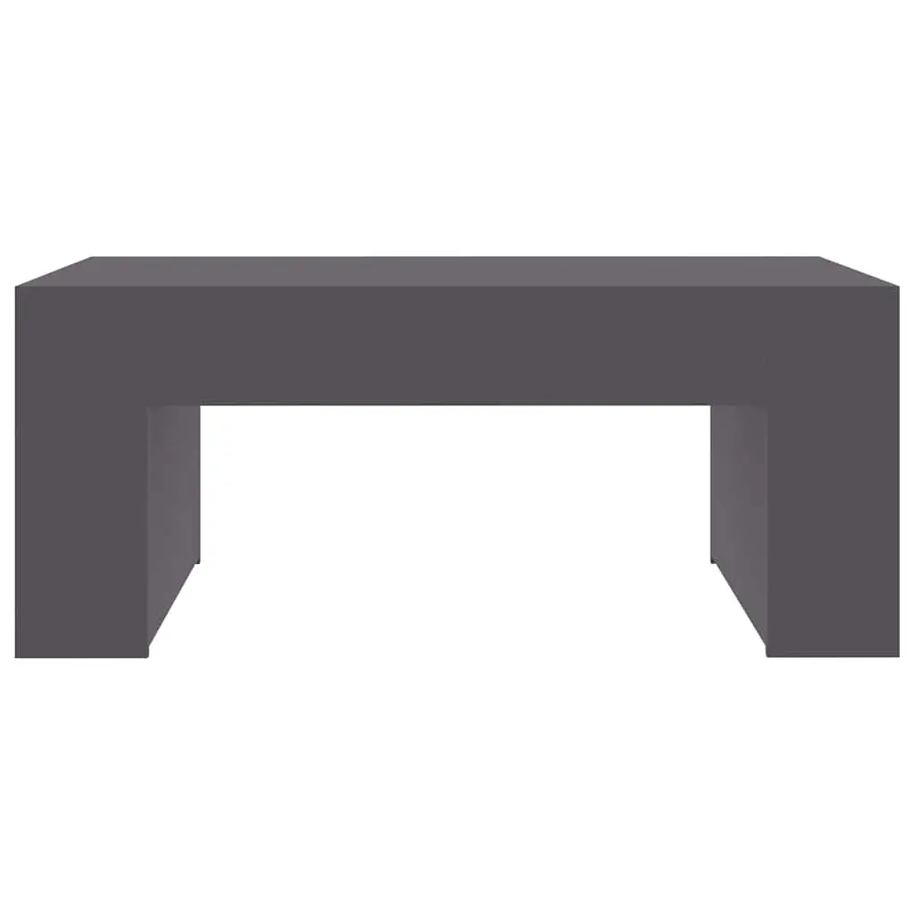Coffee Table 100x60x42cm Engineered Wood Grey Living Room Accent Furniture